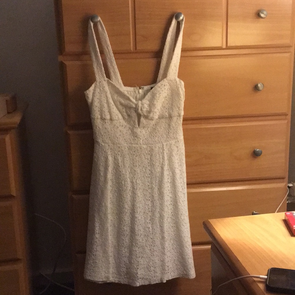 White lace dress